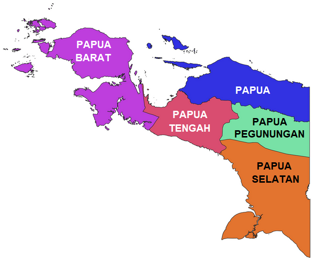 4 Provinsi Baru Papua Hasil Pemekaran